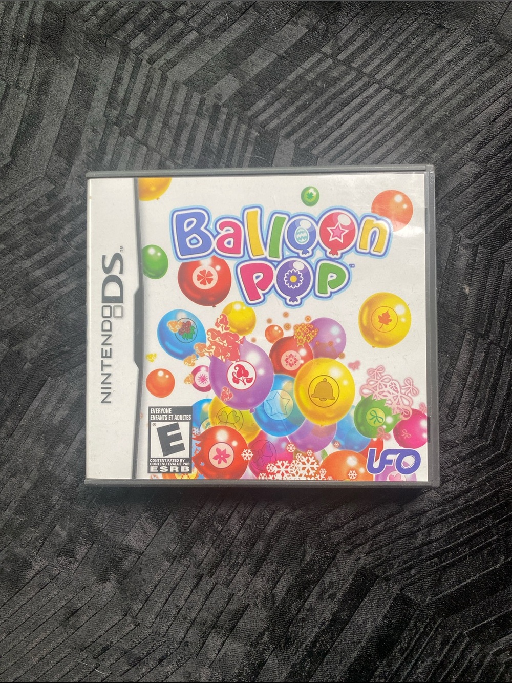 Nintendo Balloon Pop DS Case — Multicolored Bubble Artwork